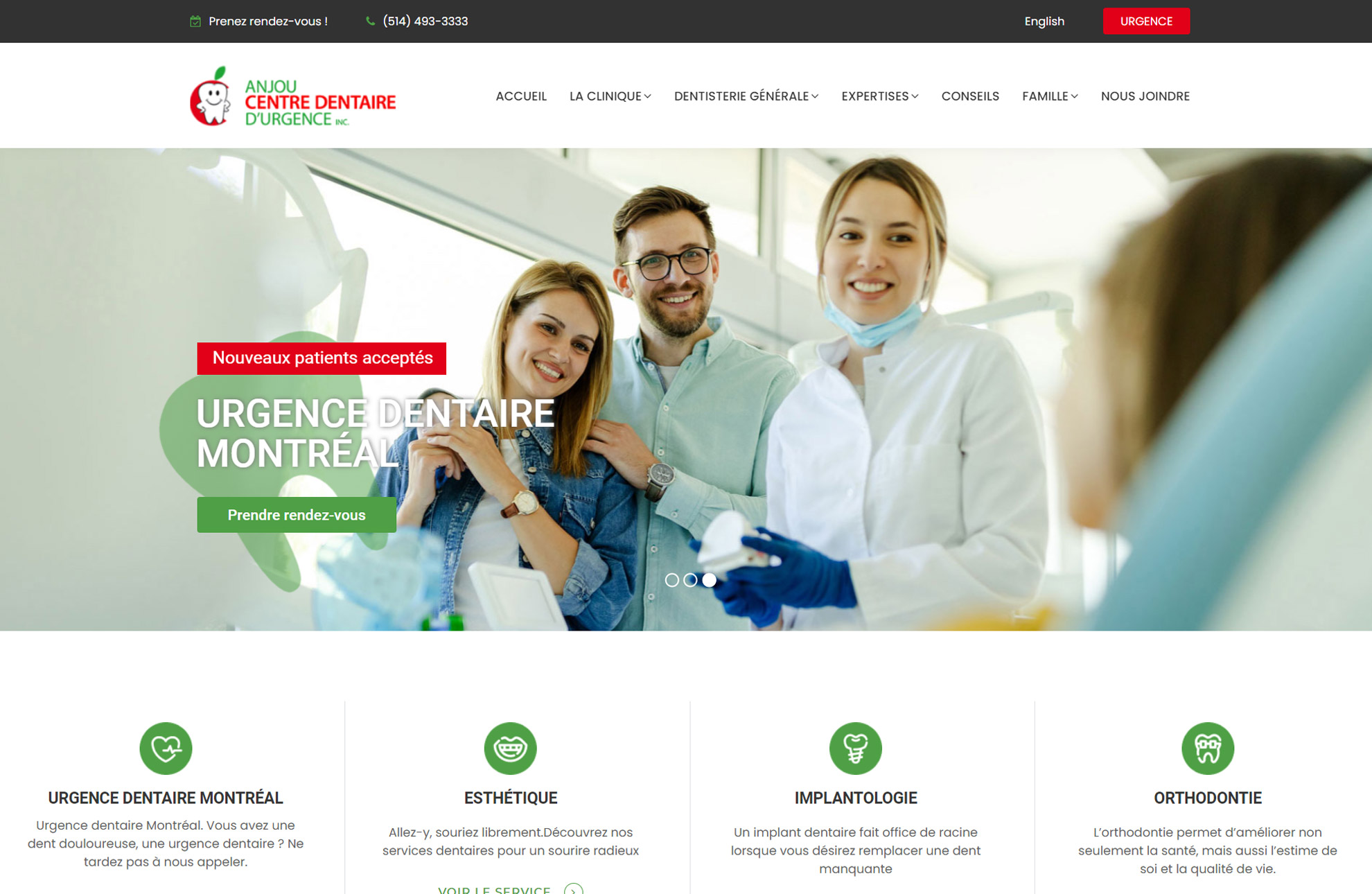 Anjou centre dentaire d'urgence