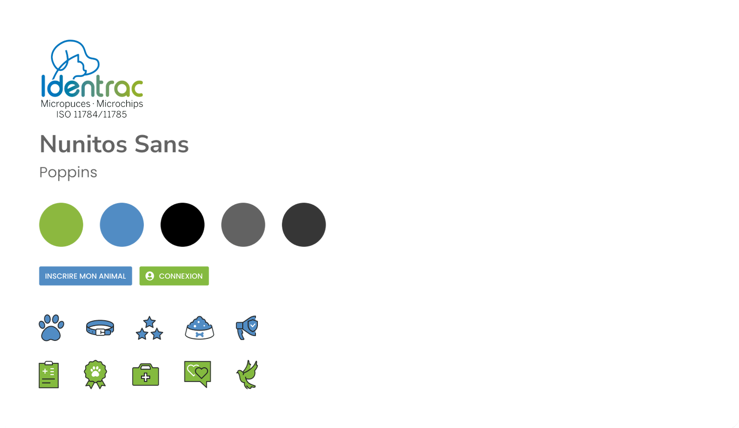 Système d’identité visuelle Identrac