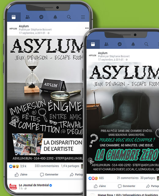 Publicité pour <br>médias sociaux
